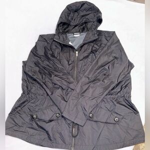 Columbia Black Men's Lightweight Hooded Windbreaker